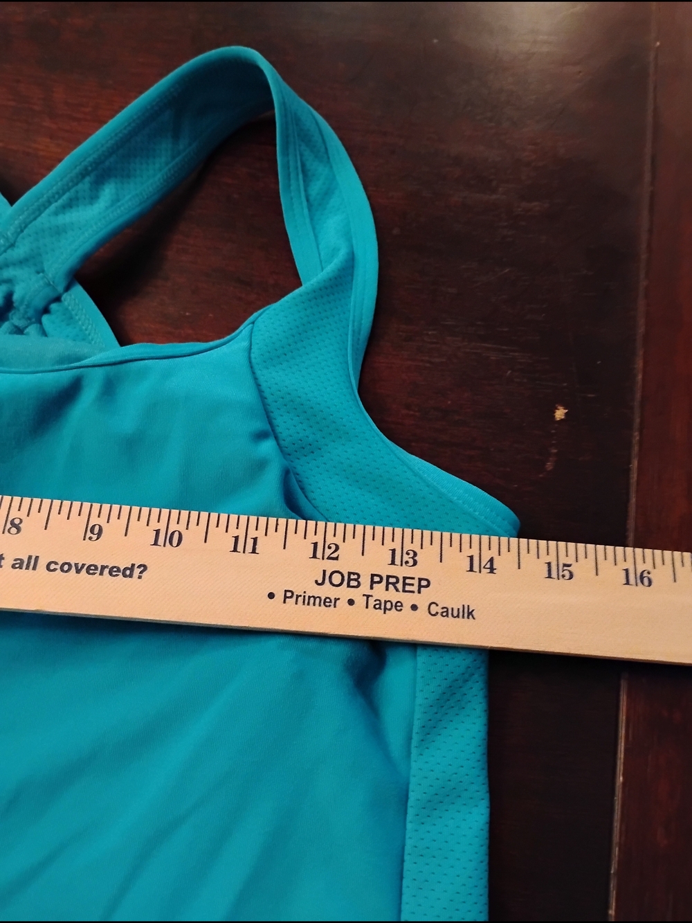 Xersion Turquoise Athletic Tank‎ with Racerback - Picture 4 of 7